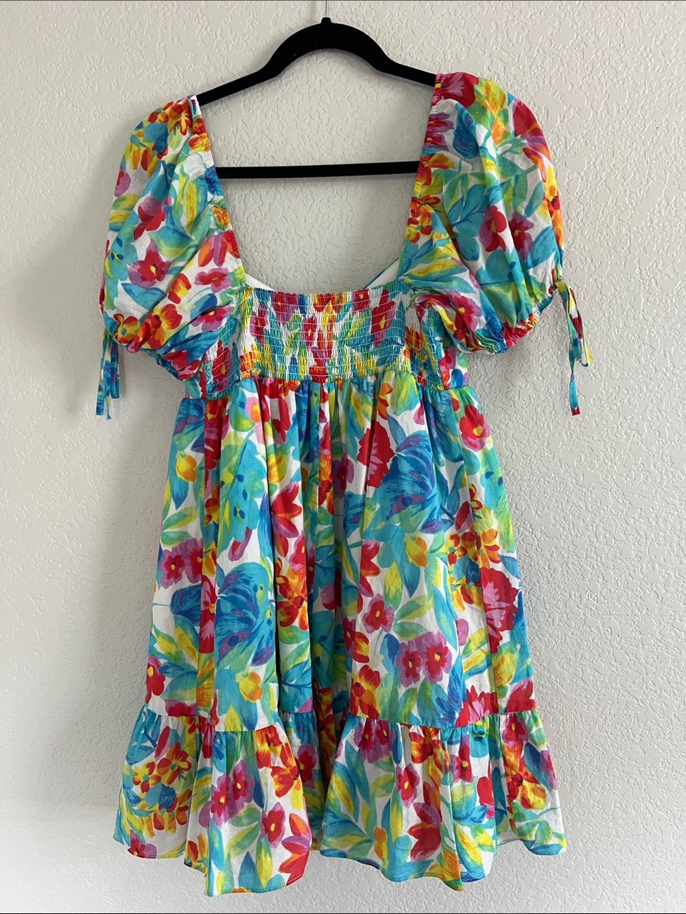 Amanda Uprichard Cicily Dress In Sorrento Print . Size Large - Picture 7 of 9